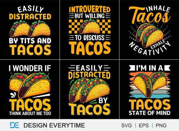 Download Tacos Typography Design for Taco Lover - Design Collection