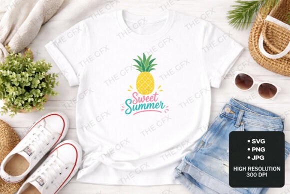 Download Pineapple Sweet Summer SVG Design - Design Collection