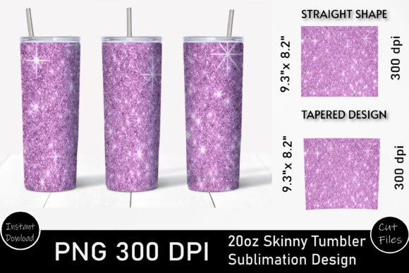 Download Plum Glitter 20oz Skinny Tumbler Design - Design Collection