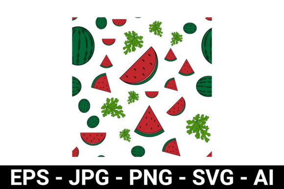 Download Watermelon Seamless Pattern for Design - Design Collection