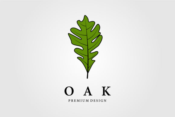 Download Oak Leaf Vintage Vector Logo Design - Design Collection