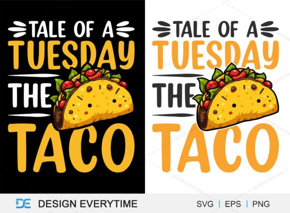 Download Tale of a Tuesday the Taco Free Design - Design Collection