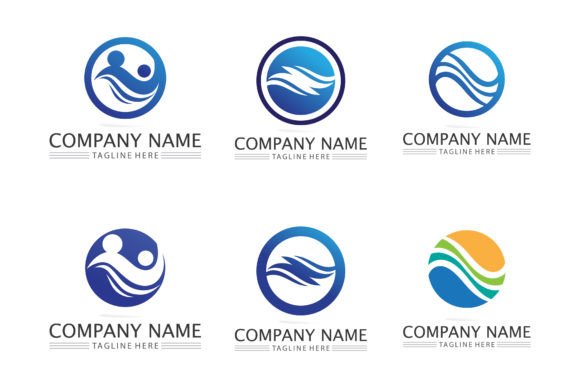 Download Wave and Water Icon Beach Logo Design - Design Collection
