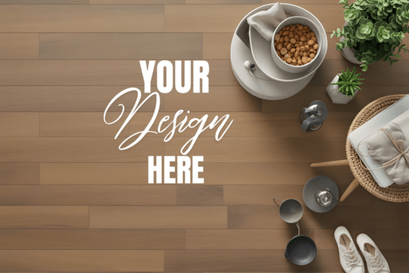 Download Wooden Floor Flat Lay Mockup - Premium Resources