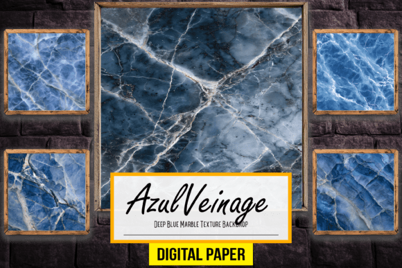 Download Deep Blue Marble Texture Backdrop Design - Design Collection