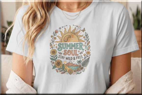 Download Summer Soul SVG &amp; PNG Retro Boho Design - Design Collection