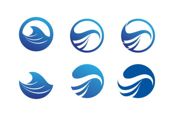 Download Wave and Water Icon Beach Logo Design - Design Collection
