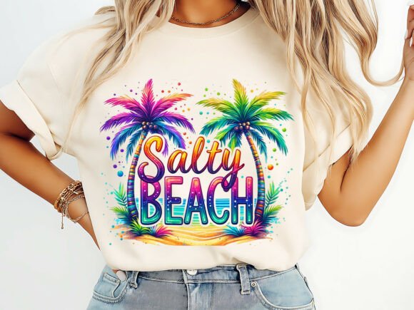 Download Salty Beach T-Shirt Design - Design Collection