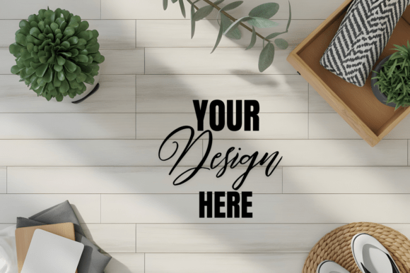 Download Wooden Floor Flat Lay Mockup - Premium Resources