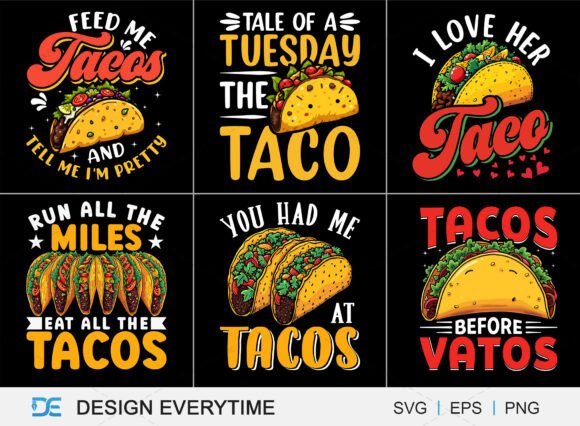 Download Tacos Typography Design for Taco Lover - Design Collection